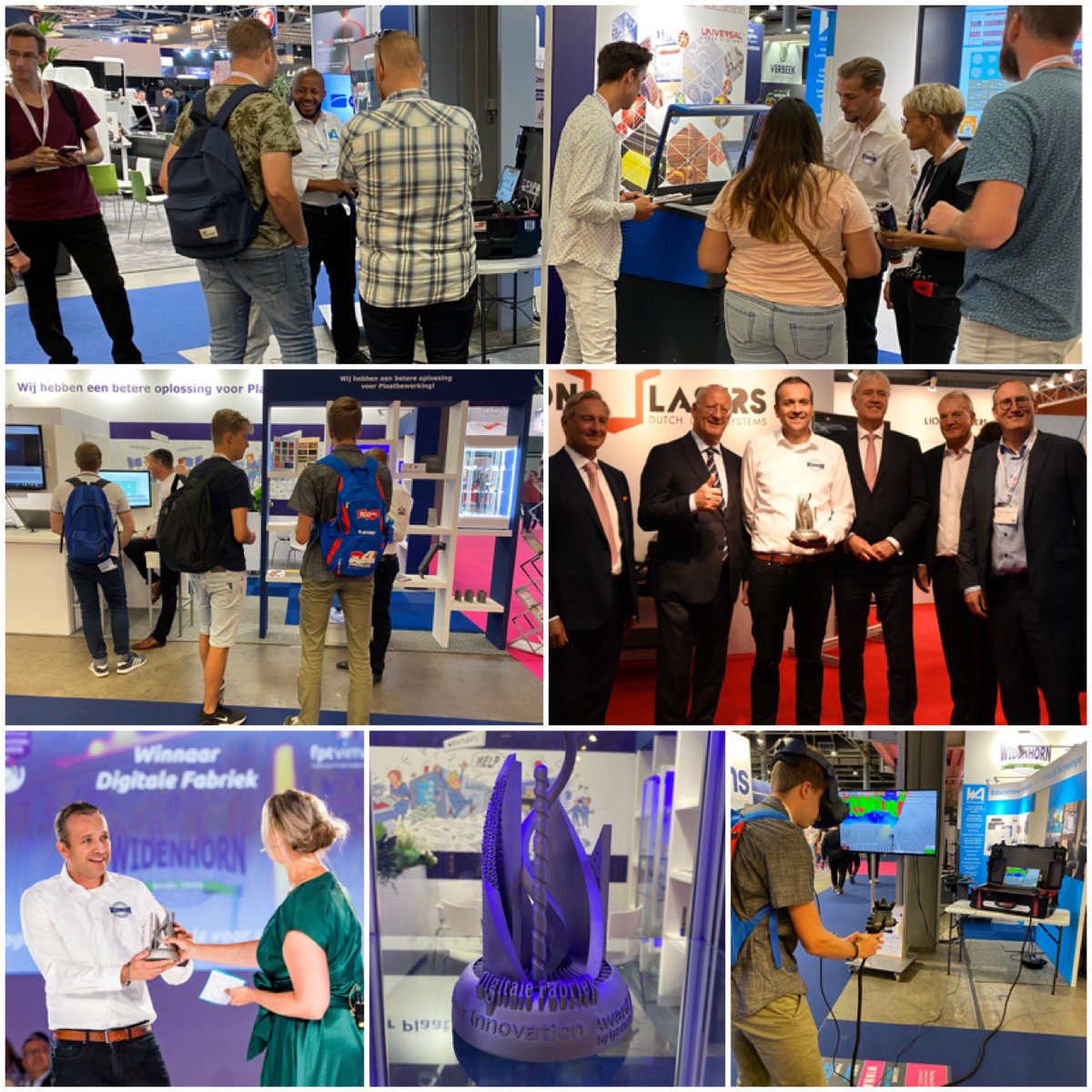 3 dagen van de #TechniShow zitten er alweer op. Vandaag is de beurs nog van 10.00 tot 17.30 uur te bezoeken. Tegen de verwachting in is deze zomerse editie nu al een mooi succes voor #Widenhorn.
U bent van harte welkom op stand 7.D001 voor alle ontwikkelingen in #Plaatbewerking!