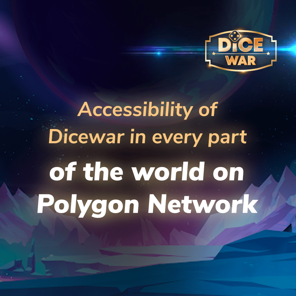 Accessibility of <a href="/dicewarxyz/">DiceWar</a> in every part of the world with $MATIC on the <a href="/0xPolygon/">Polygon | POL</a> network
Participate in the game with $MATIC anywhere, everywhere.

Join the discord now to explore the opportunities: discord.gg/dicewar

#DiceWar #DEFI #ChainLink #Polygon #MATIC #NFTs