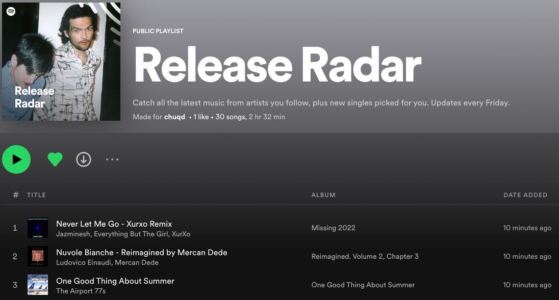 Aw yeah, the Single has Landed
