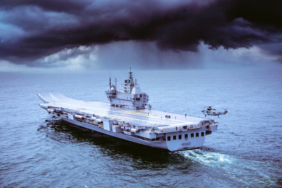 SinghSinnation's tweet photo. Today is Historic day for India’s efforts to become #AatmaNirbharBharat in the defence sector. The first indigenously designed and built aircraft carrier #INSVikrant will be commissioned. It will also be unveiled by Hon’ble PM @narendramodi ji.
#INSVikrant https://t.co/vFPmLfprPb