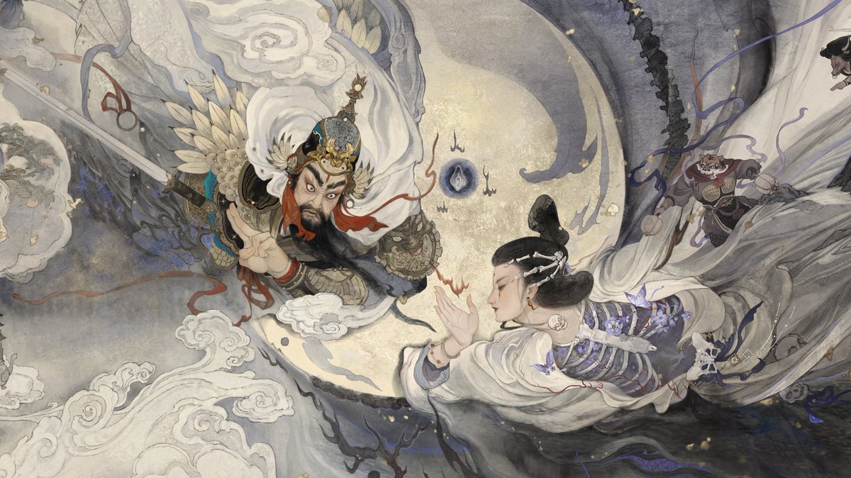 「仙魔大战-屠神宴」绘卷片段