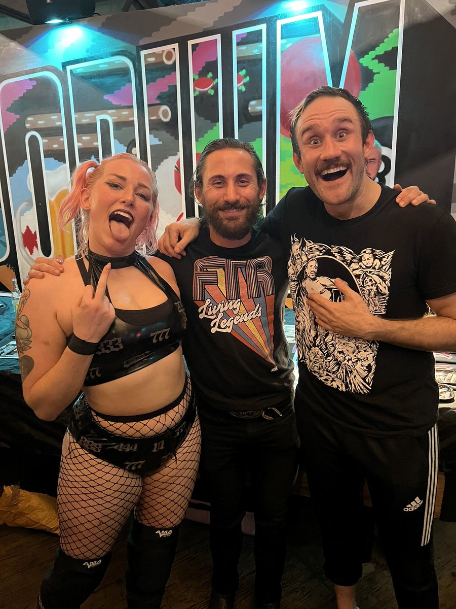 chadmikosz25's tweet image. @FreelanceWres was INCREDIBLE! 

Super pumped to meet @AllieKATCH &amp;amp; @EFFYlives tonight ❤️ I watched them wrestle for the FIRST time last year at GCW War Games. Also love to see @ColtCabana in the ring!    

@dothemovepod 

#BUSSY #DoTheMove #wrestling #WrestlingCommunity