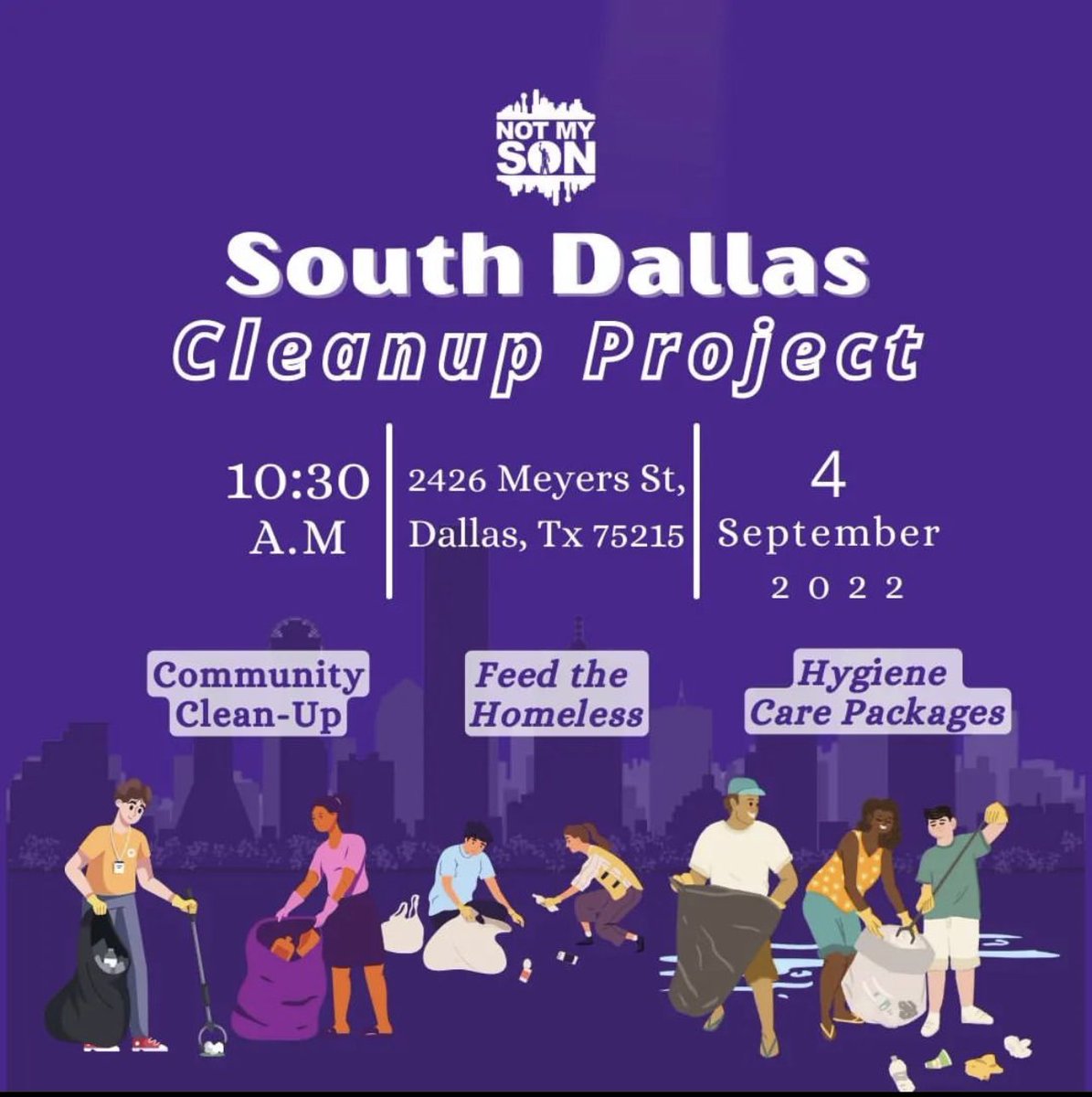 CivicLeader_BD's tweet photo. We are just days away from our annual South Dallas Cleanup Project. If you are interested in volunteering with us, visit our website at https://t.co/eSH8iaSfnD and sign up today. https://t.co/v9uItmTlrm