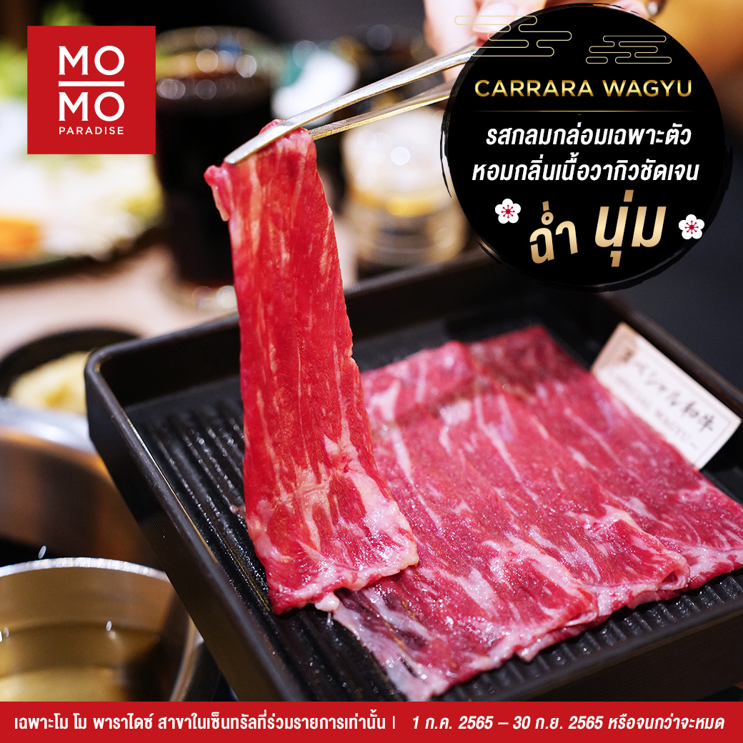MoMoParadiseth's tweet photo. ต่อโปรโมชั่นตามคำเรียกร้อง ✨🐂 Special All-You-Can-Eat + CARRARA Wagyu รสกลมกล่อมเฉพาะตัว หอมกลิ่นเนื้อวากิวชัดเจน คัดสรรเนื้อส่วน Outside ซึ่งเป็นเนื้อส่วนหายากมาเป็นพิเศษ!

เพิ่มเพียง 199+/ท่าน (เด็กเพิ่ม 99+) จากราคาปกติ เฉพาะโม โม พาราไดซ์ 8 สาขาใน Central เท่านั้น https://t.co/3zjW5mJnHf