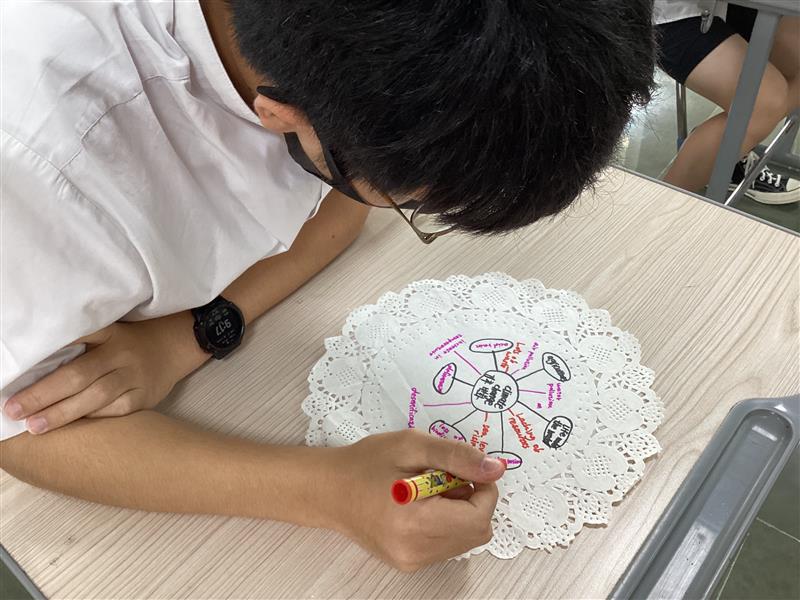 EalTbs's tweet photo. Tapping into collective thinking... Our Y11 ELLs @TBS_Delhi used the Team brainstorming strategy to effectively learn from each other at the review stage before the individual persuasive writing. #Persausive #PerfectIdeas #Teamwork #GlobalChanges #SDGs https://t.co/8oqrEUJEh0