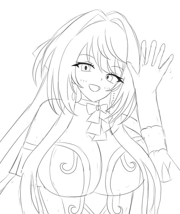 横になりながら満身創痍で描いてた 