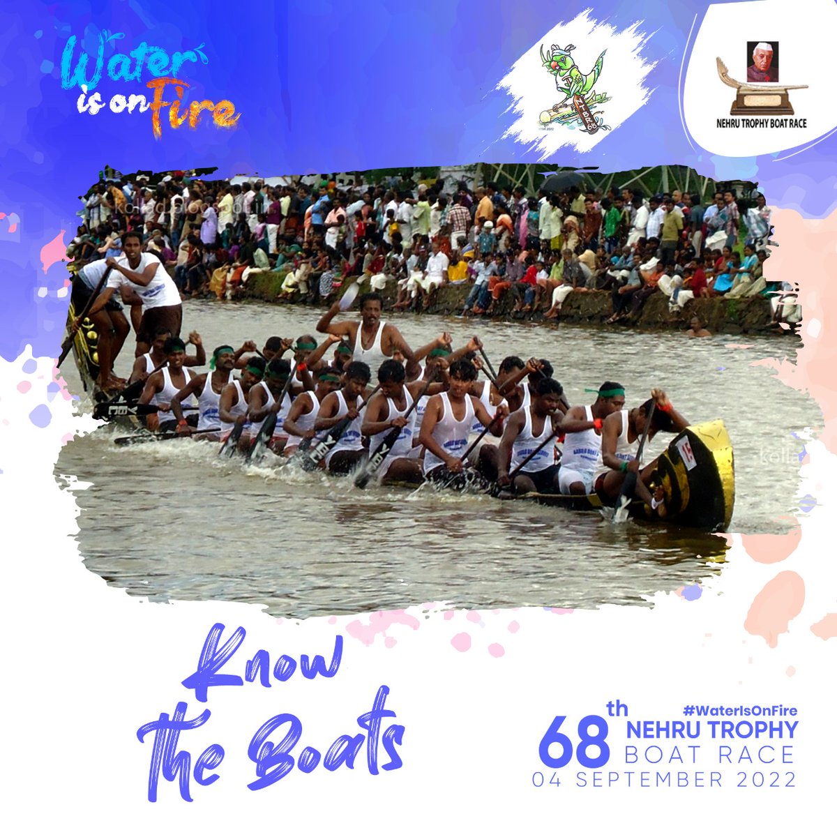 After Chundan boats, Veppu boats are the most prominent boats in Kuttanad. Read more>> bit.ly/3B7QnYP

#KnowTheBoats 
#WaterIsOnFire
#Alappuzha #GodsOwnCountry 
#NTBR2022 #NehruTrophy