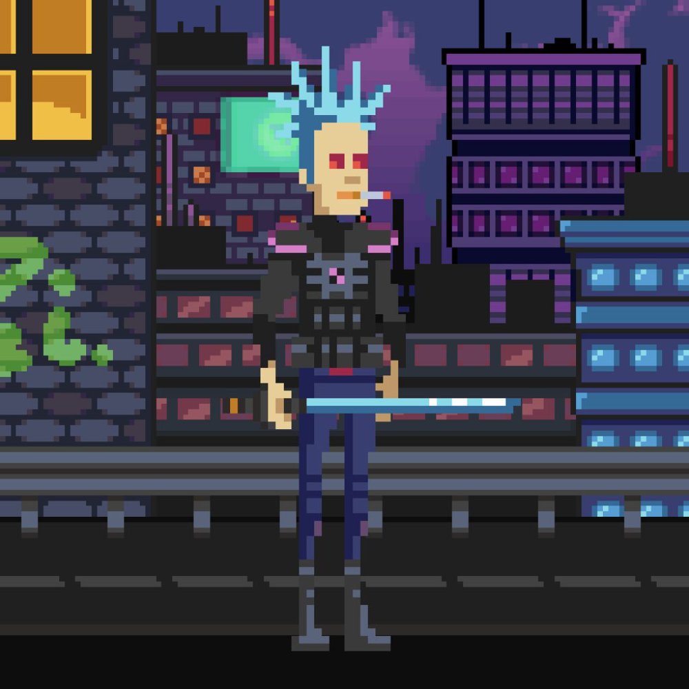 Fantastic red-eyed cyber samurai from the Gen2 <a href="/icphumans/">Internet Humans</a> airdrop I just got. Rare stuff! 💎
#ICP #InternetHumans #Dystopia #Cyberpunk