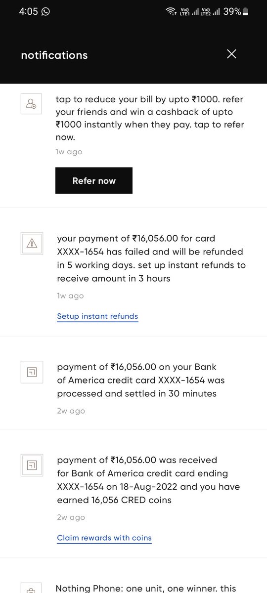arshath098's tweet photo. I paid my HDFC Credit Card Bill Payment On 18th August 2022 Through Cred But The Payment Is Failed My Money Is Not Yet Refunded I Already Contact Cred Through Twitter and Facebook They Not Response Properly. Please Do Check and Refund My Money It's almost 20 Days Over @CRED_club https://t.co/L6EmOifbjm