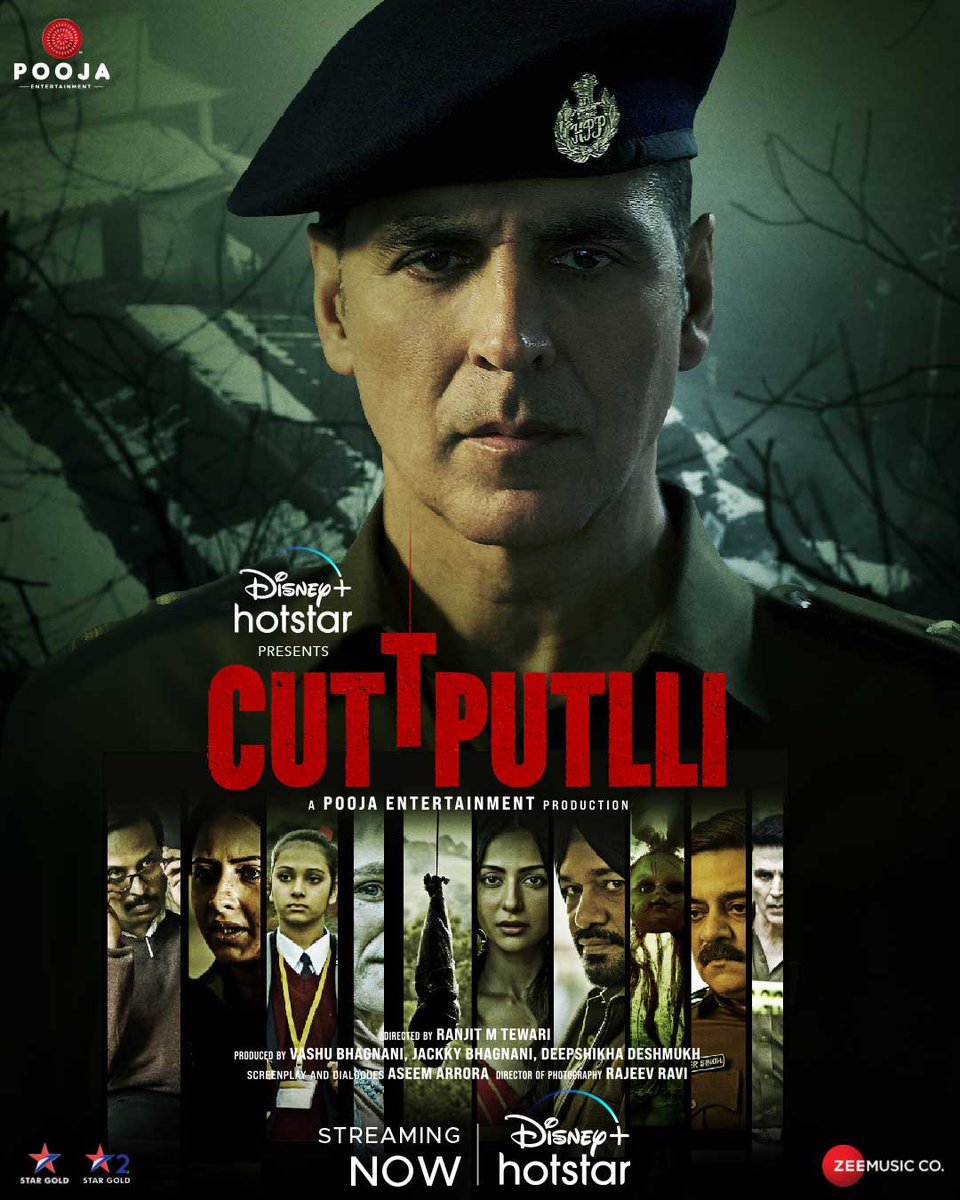 #CuttputlliReview ⭐⭐⭐⭐ Good Remake from Original Tamil & a Superb thriller . @akshaykumar is Outstanding with his performance & its a treat for his fans . Totally Engaging & a must watch . #CuttputlliOnHotstar #Cuttputlli