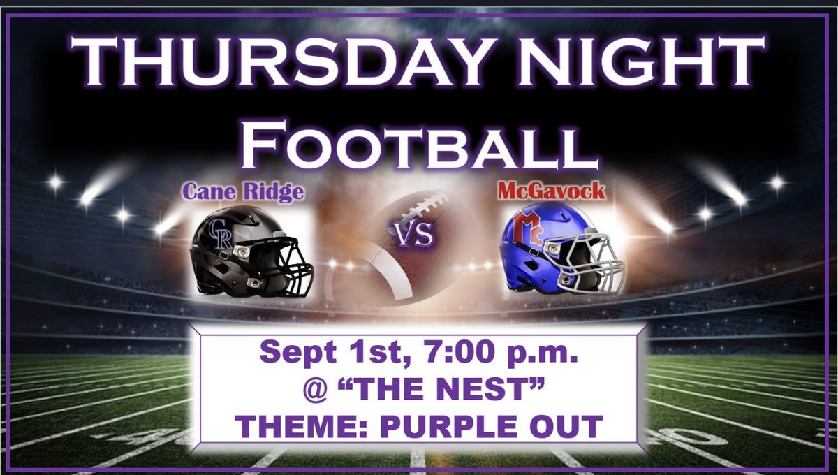 SolutionsMatter's tweet photo. Cane Ridge over McGavock 36- 7. Raven are now 3-0! Congratulations to my grandson #73 Justyn Keeling Lowery dominating the offensive line. #SolutionsMatter https://t.co/9SdFVHYAyS