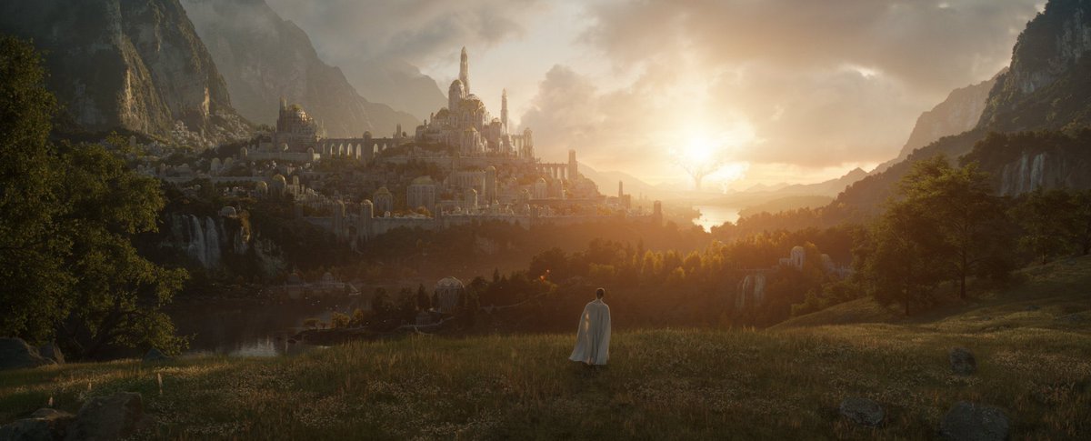 Me faltan ojos para apreciar #TheRingsofPower una serie que desde el segundo uno impacta, visualmente es exquisita y el tiempo pasa volando. #LosAnillosDePoder
