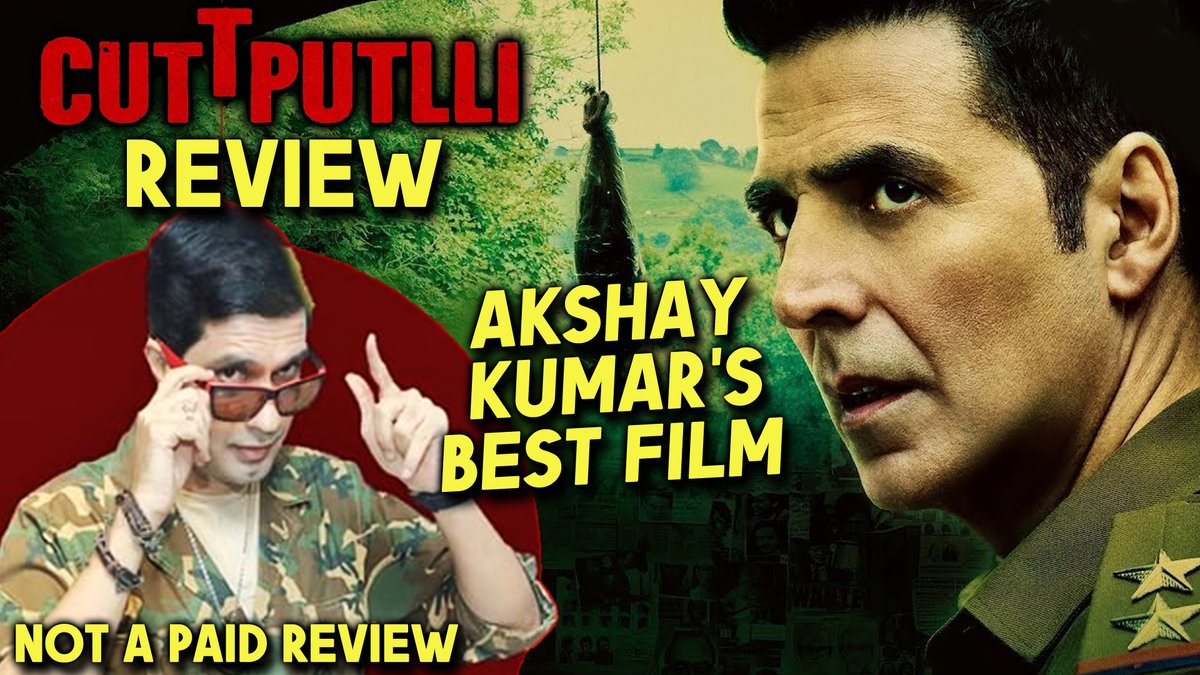 #Cuttputlli Movie Review - AN APT THRILLER FOR OTT AUDIENCE
#AkshayKumar #SargunMehta #RakulPreetSingh

@akshaykumar @Rakulpreet @sargun_mehta #ChandrachurSingh  @poojafilms @jackkybhagnani @honeybhagnani  #CuttputlliOnHotstar @DIVYASOLGAMA 

Watch Out - youtu.be/BOIQBG2htJ4