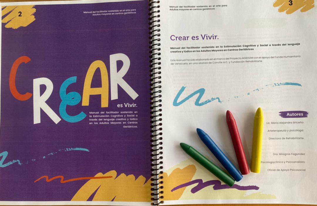 conviteac's tweet photo. Como parte de nuestro #AgeHumProject iniciativa financiada por el FHV, diseñamos manual de gimnasia cerebral dirigido a personas que residen en centros de atención de personas mayores, para que puedan promover el ejercicio de la memoria de manera amena y didáctica #SomosConvite https://t.co/PoPAnxCV9K