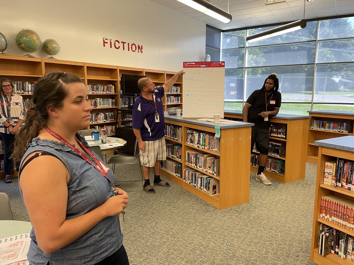 MS Teachers prepping for Panthers!