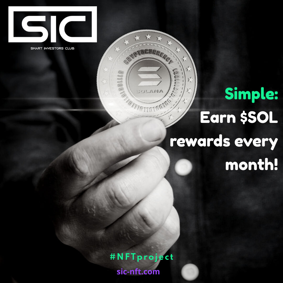 We want to reward our #NFTholders for their loyalty! That is why we avoided the complex reward systems that other platforms use, &amp; implemented a simple &amp; straightforward rewards program that allows you to earn $SOL rewards month after month.

Join!🔗 sic-nft.com

#NFT