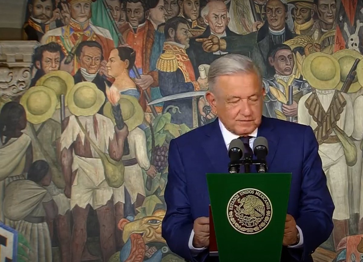 luisestrada_'s tweet photo. De acuerdo con el análisis de #SPIN, el presidente @lopezobrador_ en su #4oInforme expresó 173 afirmaciones falsas, engañosas o que no puede probar.

•120 afirmaciones no comprobables.
•50 promesas.
•3 falsas.

Versión estenográfica 👇🏽
https://t.co/IyBpGqswy0 https://t.co/9lDRDZd8Wq