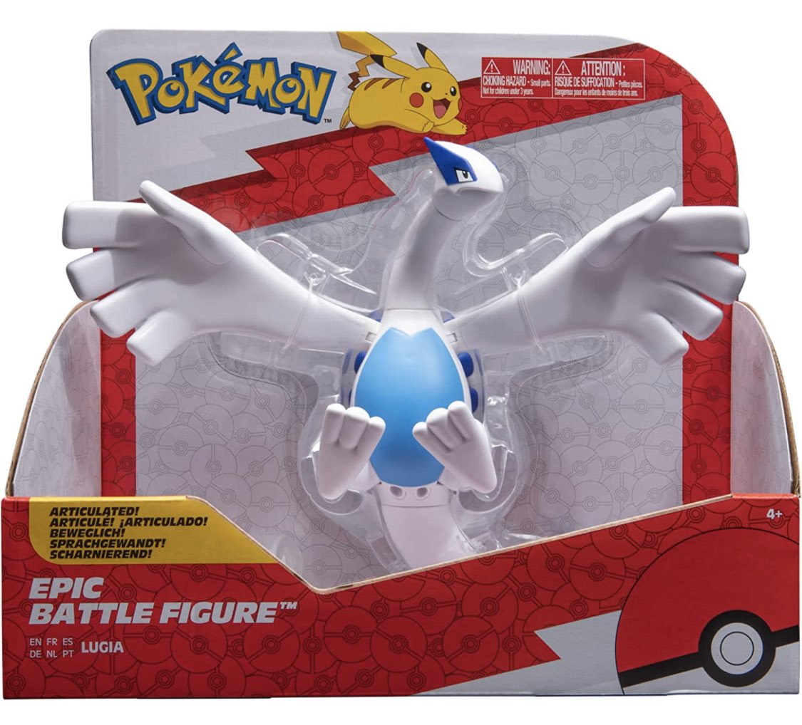 Nintendo Merch Central Jazwares Pokemon Epic Battle Figure Lugia Is Back In Stock At Amazon For 19 99 T Co Huwsamzixv Twitter