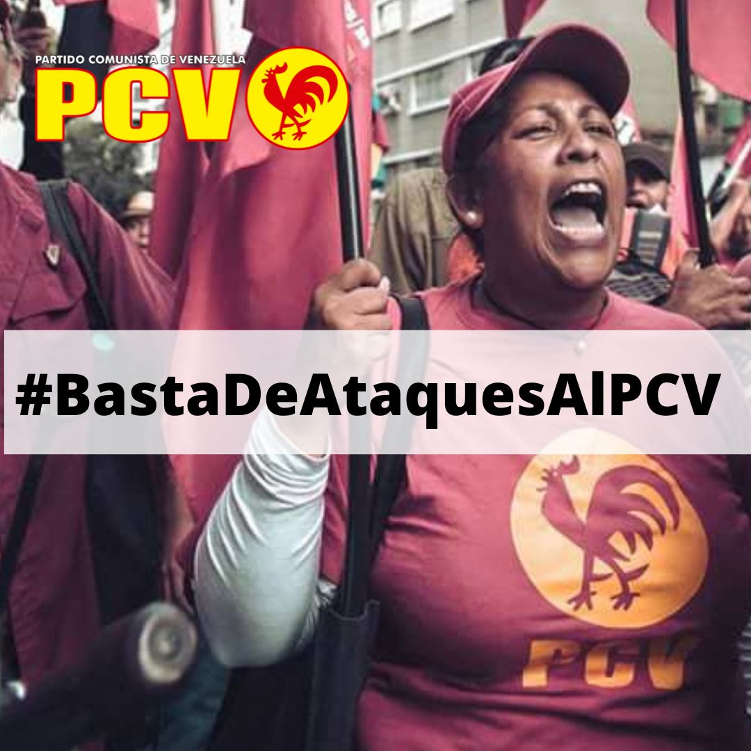PCV_Venezuela's tweet photo. 📣 Alertamos a la opinión pública nacional e internacional que está en curso un plan dirigido a deslegitimar y asaltar la dirección del PCV.

✊ Convocamos a todas las fuerzas genuinamente democráticas a alzar su voz y exigir #BastaDeAtaquesAlPCV https://t.co/NBv51D60wu