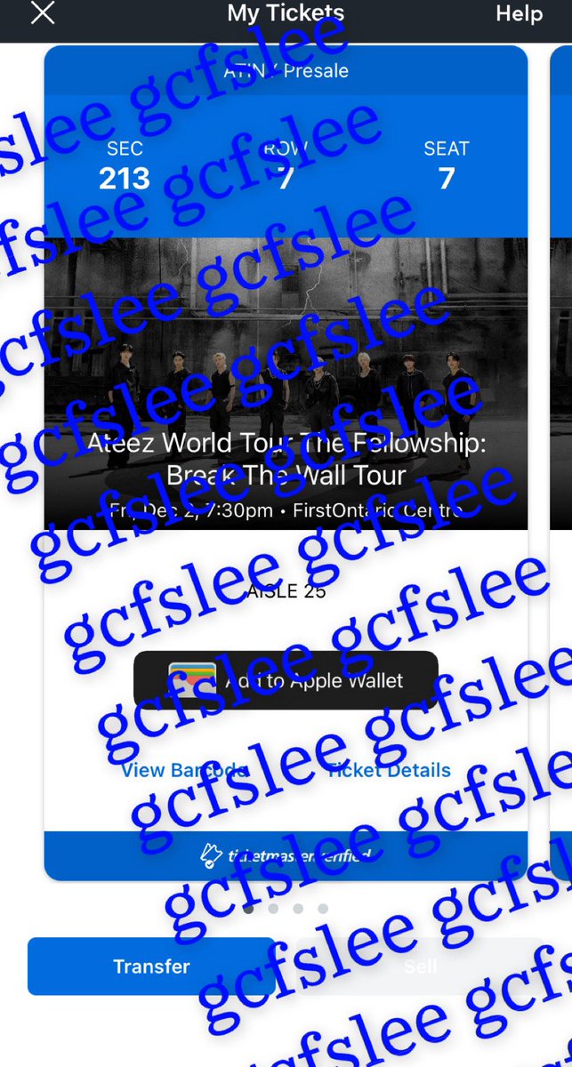 gcfslee's tweet photo. WTS 4 section 213 row 7 tickets  to ateez in hamilton

selling because i found better seats

priority given to people buying all 4/multiple seats

only accept e-transfer/paypal https://t.co/iQas8YHZmq