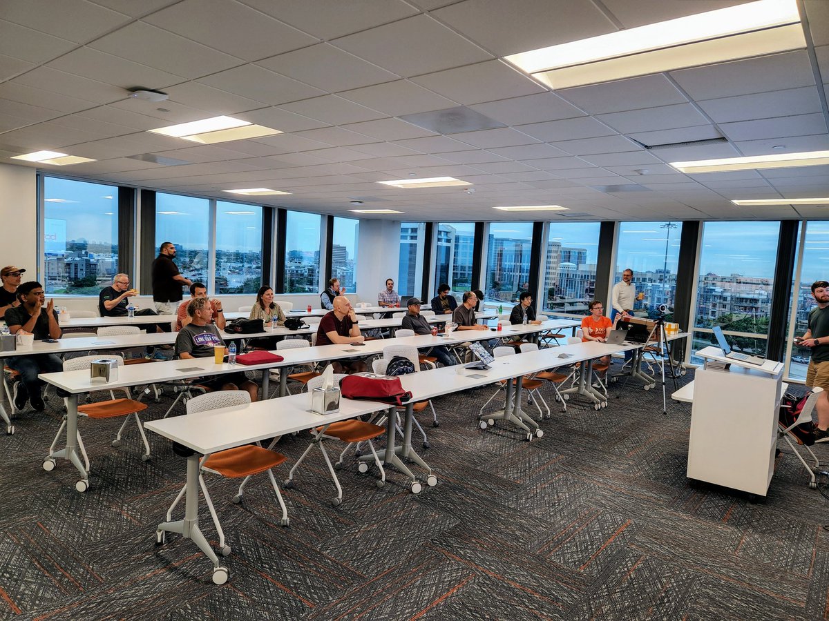 So happy to be the first tech meetup at <a href="/letsevolv/">evolv Consulting</a>! #GoogleDevelopers