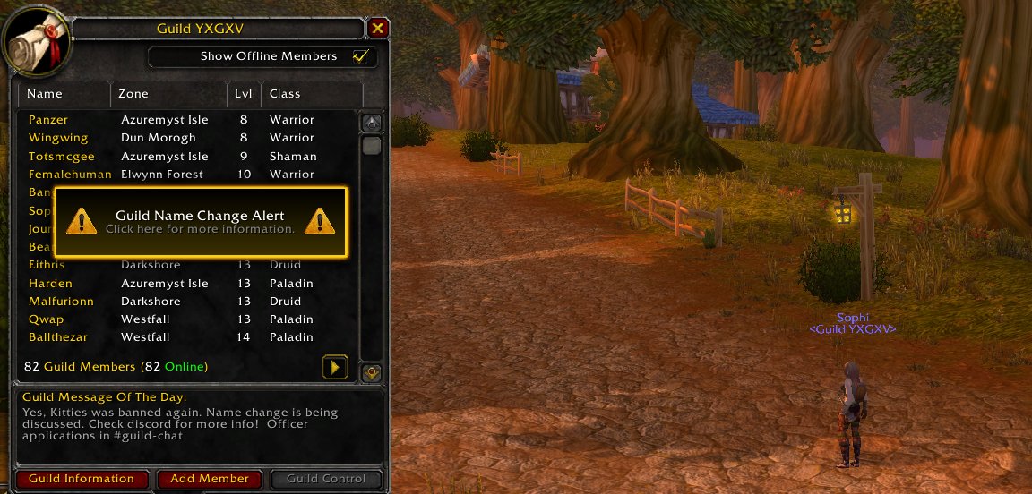 NeedsEspresso's tweet photo. @Blizzard_Ent @BlizzardCS What is wrong with "Show Me Your Kitties" on Maladath? >:| What if I like wearing my crazy cat lady title.  What if I like it when people spam me with cat pictures? There wasn't anything wrong with it. I thought it was a cute guild name. https://t.co/sV9Jn0JW2i