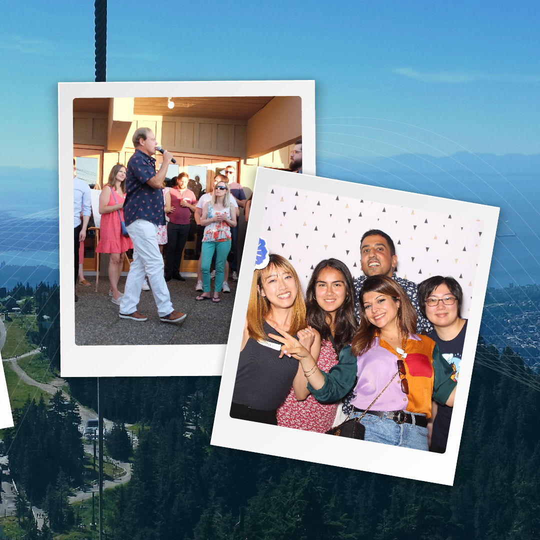 BlueShoreNews's tweet photo. Recently, our #BlueShoreFinancial employees came together to reconnect and celebrate successes. The setting of Grouse Mountain reflects our West Coast lifestyle and the amazing views were bright and full of possibilities, just like the future of BlueShore! #BlueShoreLife https://t.co/owIrKlNehj