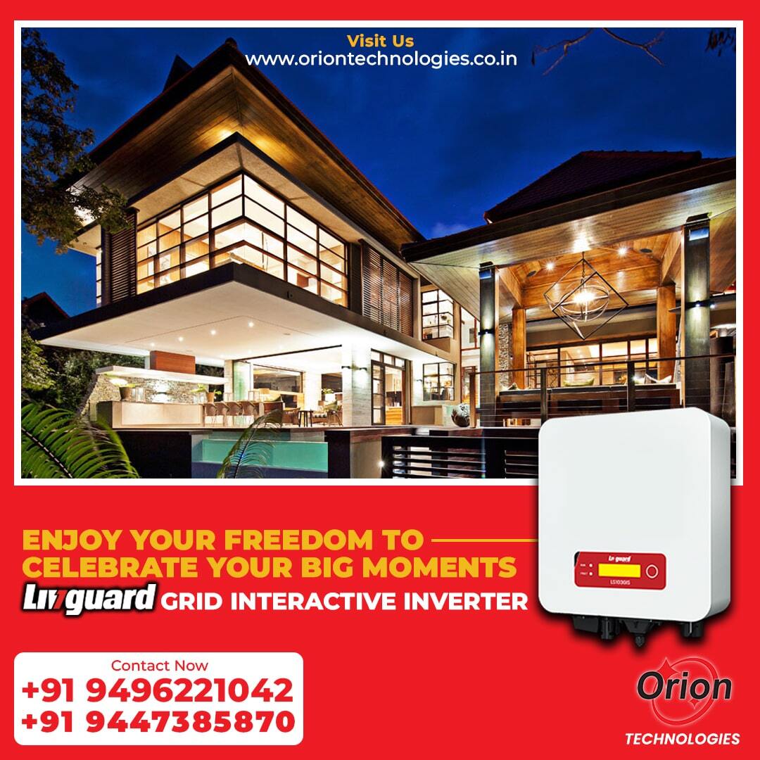 Oriontechnolog7's tweet photo. Enjoy your freedom to celebrate your big moments. Inventing Livguard grid interactive inverter! 
👉WhatsApp: https://t.co/75DrIVe9hq
👉Website: https://t.co/Wo3XWzX9Fs
👉 Call: +91 9496221042
👉 Mail: admin@oriontechnologies.co.in https://t.co/gUIdxki076
