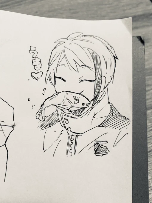 朝の一発描き
ナマ🐟 