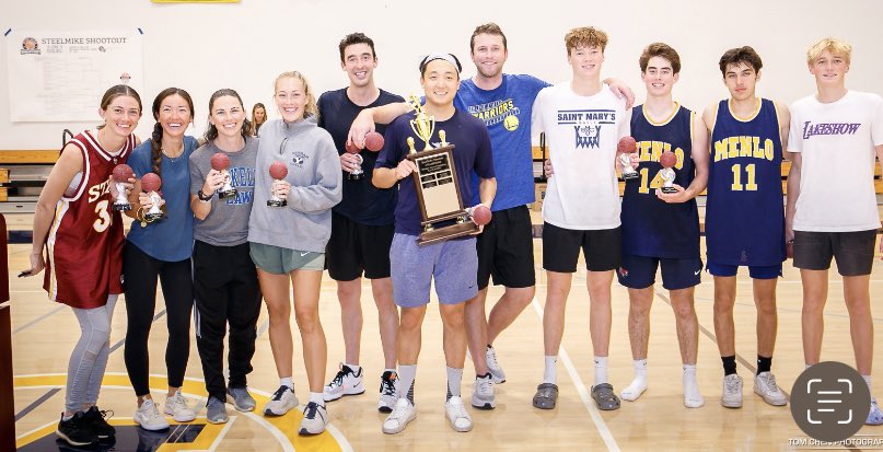 BenBatory's tweet photo. Shout out to Lucas Vogel, Sam Reznik, Tate Cohen and friends for winning the SteelMike 3x3 High School Division and just falling short of taking the Elite/Adult Division too!  Great event! @MenloKnights @MenloBoysBball https://t.co/LIKp7RzBNW