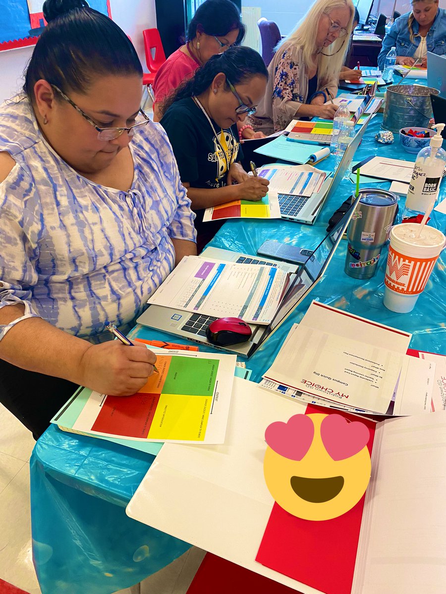 LauraCueva10's tweet photo. San Pedro Fine Arts Academy ILT analyzing STAAR data using #Lead4Ward data analysis tools teacher learning report and frequency distribution forms! Crucial data conversations and Aha moments!! Thank you #Lead4Ward https://t.co/vA6gQ9icet
