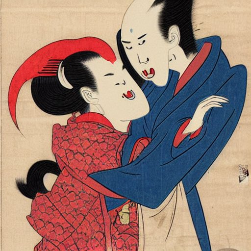 吸血鬼の浮世絵 