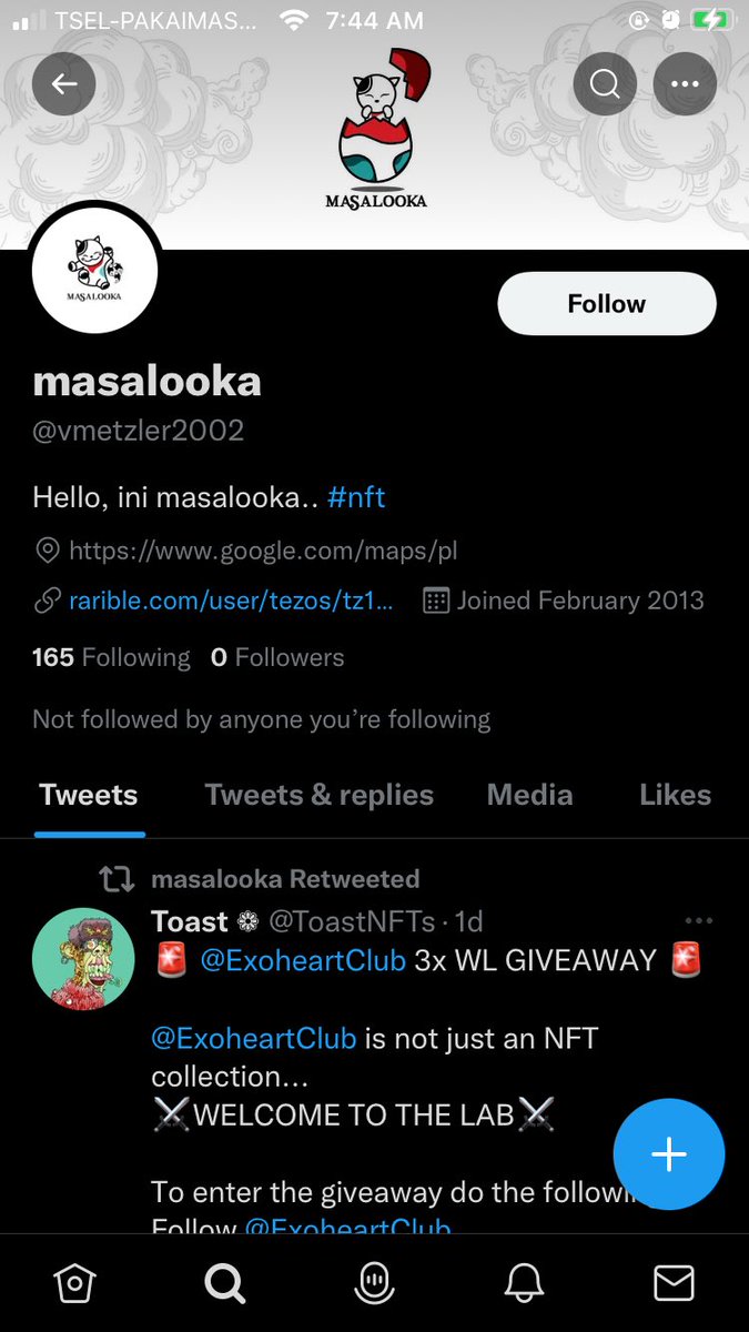 masalooka's tweet photo. Hello ada akun yang sama seperti kita..
.
Apakah @vmetzler2002 sehat ?? https://t.co/VKA2jNVmoo