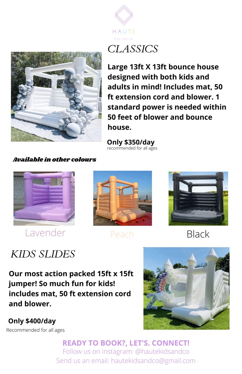 Having a party this weekend? Bouncy House and Ball Pits are a hit at any party. Contact me for a discount. 

instagram.com/hautekidsandco…