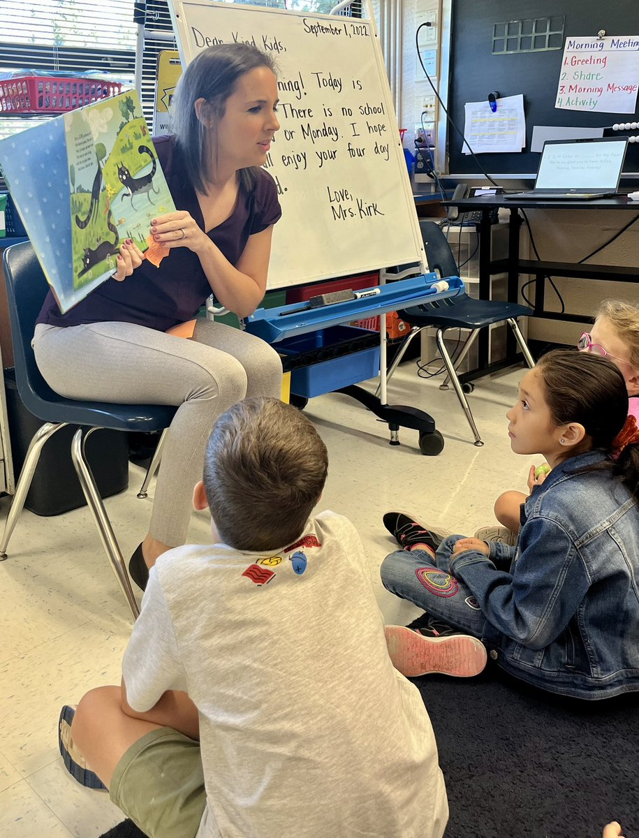 Exiting read aloud with Ms. Sauer this morning. <a href="/TimberLaneES/">Timber Lane ES</a> <a href="/sauer_reads/">Caroline Sauer</a>