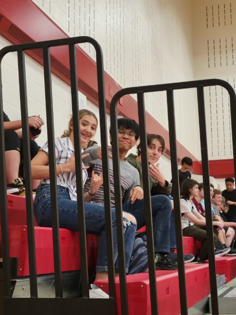 It was an intense game of Students vs. Staff dodgeball today at lunch! The students prevailed….this time. #wearecardinals #bettertogether