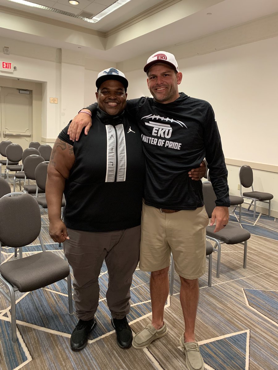 CoachDerekDay's tweet photo. Shoutout to @SeanPughW for the great message to our team.  Love you bro!  

#BeABrother #StaySalty https://t.co/939yFnJE2k