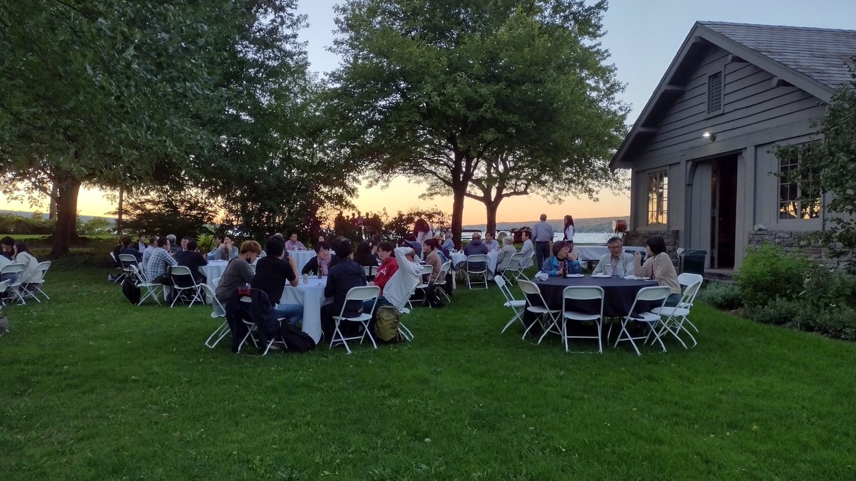 JapanUSPlant's tweet photo. The seminar has ended with a waterfall, sunset meal by a lake, and a takano drum performance. Farewell and thank you to all who came and shared your science this week! #JUSPP https://t.co/EhtoE7JfS1