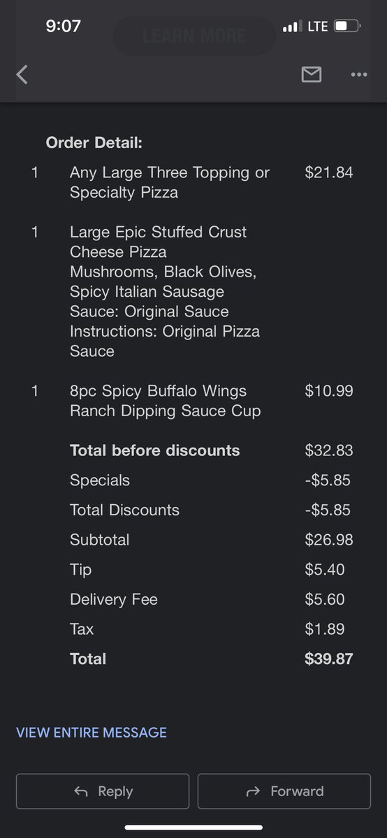 adyoung330's tweet photo. Damn @PapaJohns not showing up like a true father. https://t.co/TqbNynwX8i