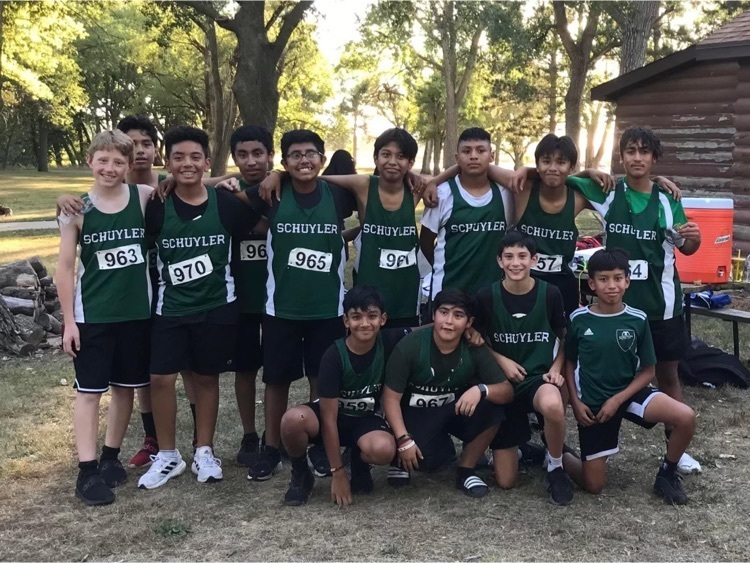SchuylerSMS's tweet photo. Cross country also started their season today.  Congratulations to our Boys team they took home the championship at their home meet!!  Mynor Hernández meet champion, Miguel Mendez 6th Yeisen Mejia 7th, Brandon Diaz 9th.  Girls, Madelyn Mendez 8th, and Citlali Martinez 14th. https://t.co/4Hlcsr7J9C