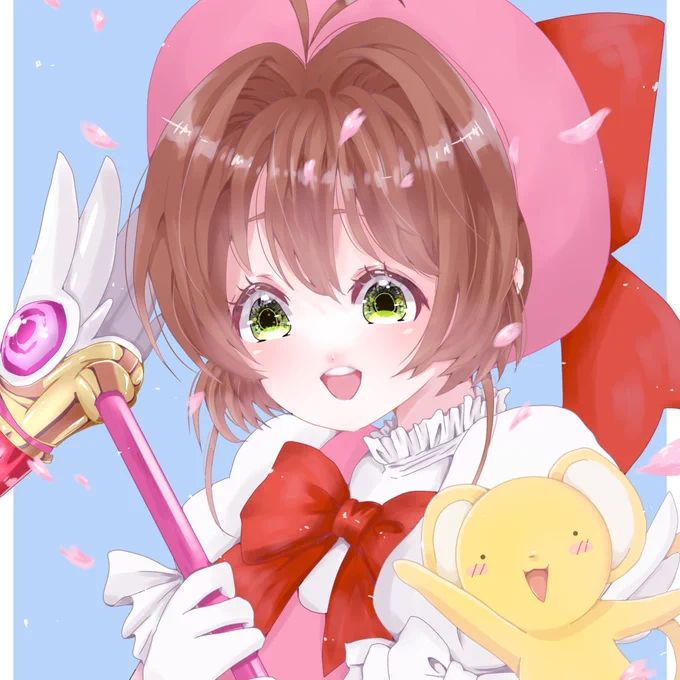 4月に描いたCCさくらの絵だけど今見るともっと上手く描けた気がする