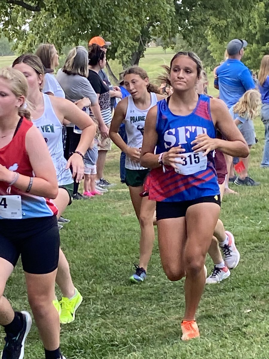 sfthscharger's tweet photo. Cross county began its season at Anderson County.    It was a good day for Trail.

One quick highlight:  Freshman Bryce Roberts won the varsity boys race with an unofficial time of 17:40. https://t.co/m2NLGxtzWN