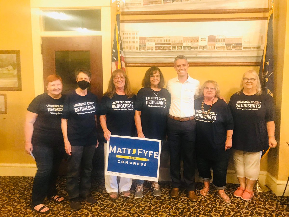 It was a great night in Bedford, Indiana with <a href="/Hoosiers4Fyfe/">Matt Fyfe</a>! Let’s flip a seat blue!