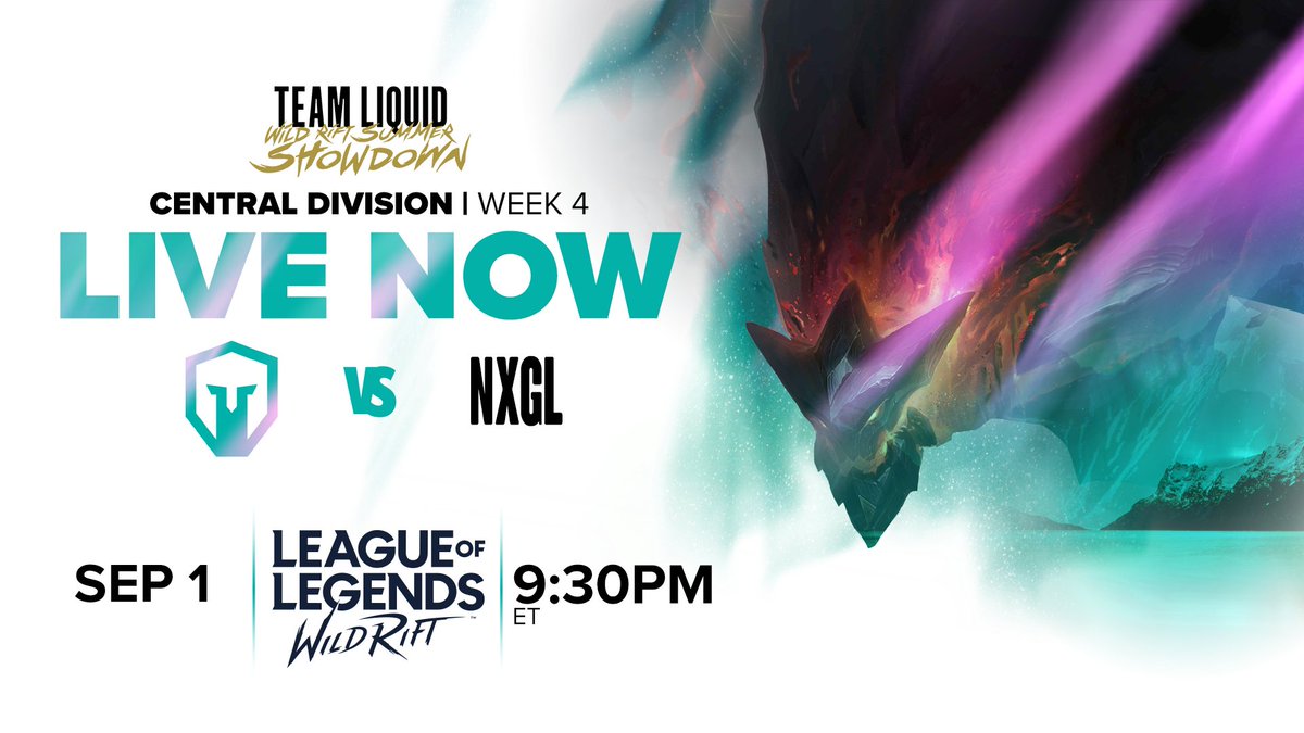 Immortals's tweet photo. We're back with another week of @TeamLiquid Wild Rift Summer Showdown! We're undefeated so far, let's keep the win streak going.
LIVE NOW: #IMTWR vs. NXGL
πΊhttps://t.co/bqpX4OdpVX https://t.co/DW9TCfmQlz