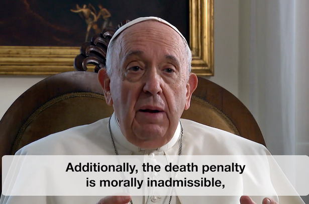 NovusOrdoWatch's tweet photo. Bergoglian Naturalism on Display: New ‘Pope Video’ seeks Abolition of Death Penalty - https://t.co/0Cw5uP1Rbp Refuting ten Bergoglian errors about capital punishment… #PopeFrancis #pope #popevideo #CatholicChurch #catholicnews #catholic https://t.co/UuL52sgGGC