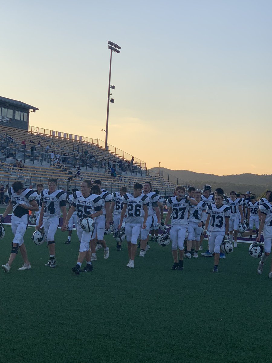 WhiteCo_FB's tweet photo. Congrats to our JV Warriors on a 21-13 win over Union County tonight. Great day to be a 🚾 Warrior! https://t.co/q8fZjmW0a3