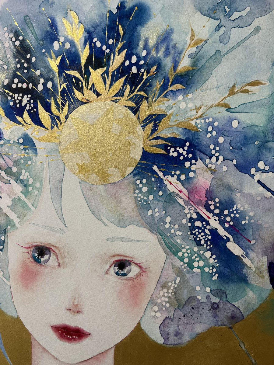 滑り込み完成… 個展で展示します ハッシュタグ決めかねている、どうし