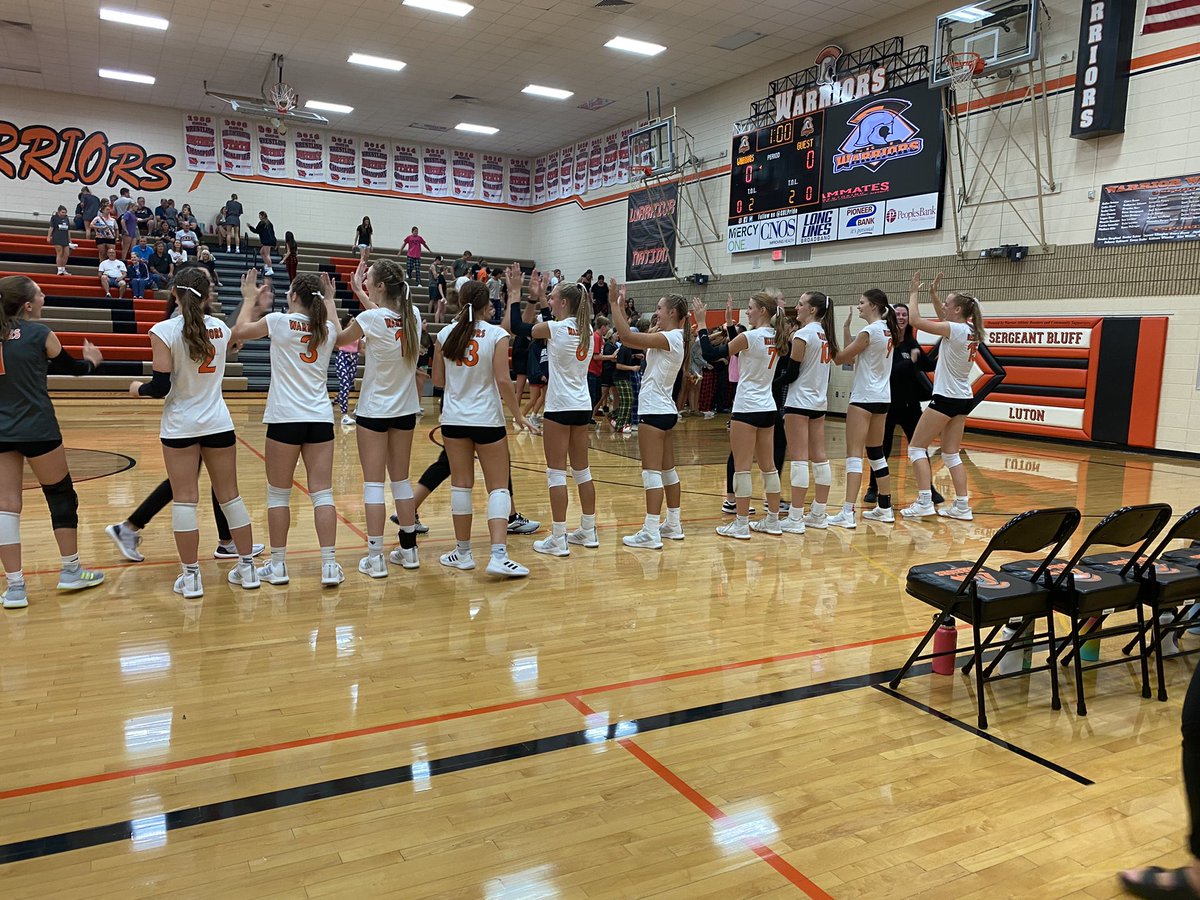 sblpride's tweet photo. 25-5, 25-15, 25-11….Warriors get the sweep over TJ to open up MRAC action! Great job ladies! #warriorproud #1studentsection https://t.co/8z02QSXAHj