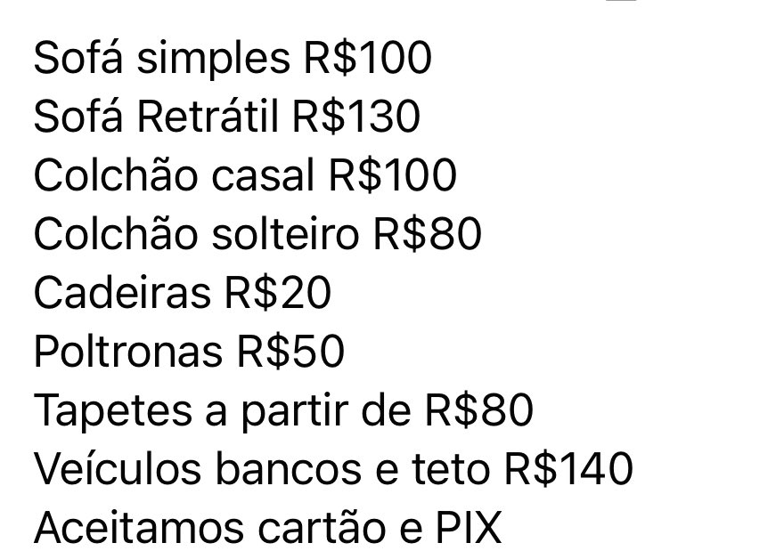 Henriquewill18's tweet photo. BW higienização, atendemos a domicílio,aceitamos cartões 
Higienização automotiva 
Higienização sofá 
Higienização colchão 
Todo tipo de estofados . #contato 21982874972 https://t.co/80t97QewLy