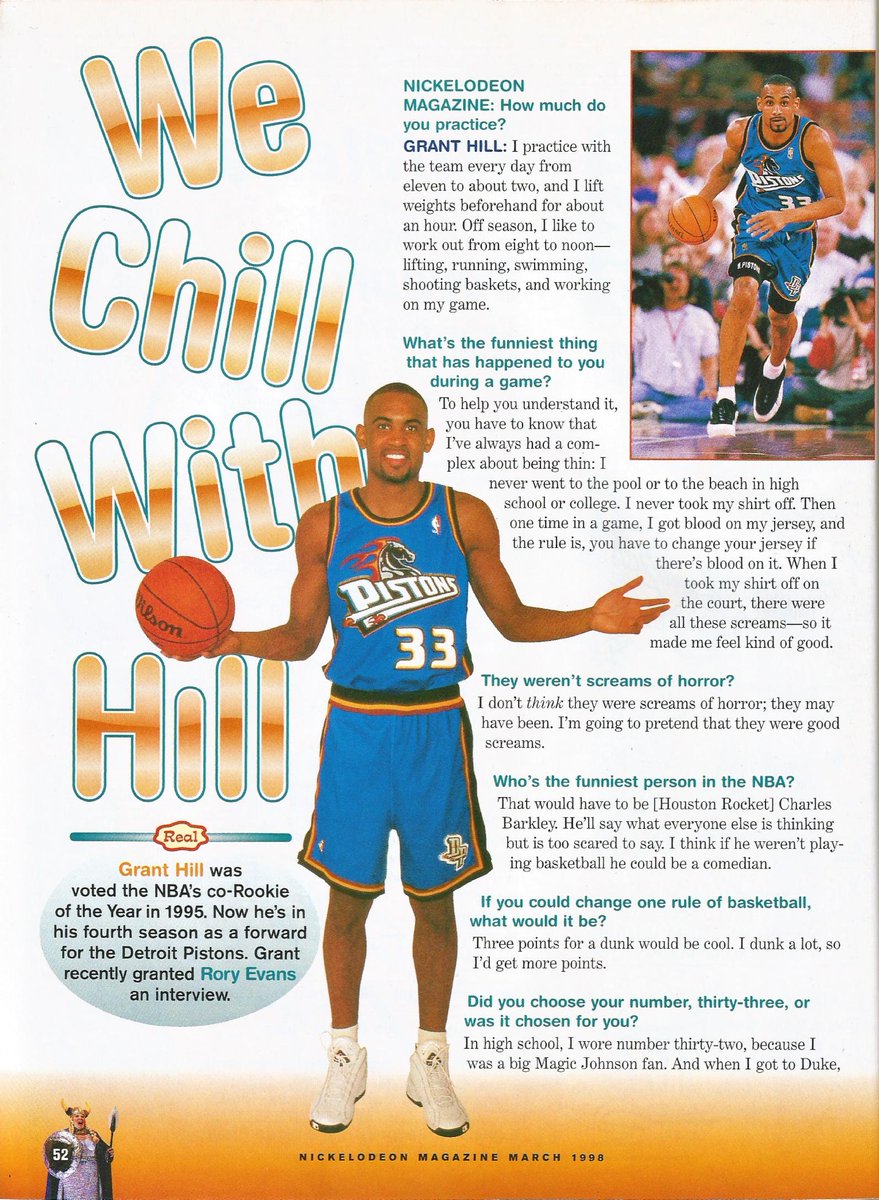 NBA Jam (the book) on Twitter "Nickelodeon Magazine interviews Detroit